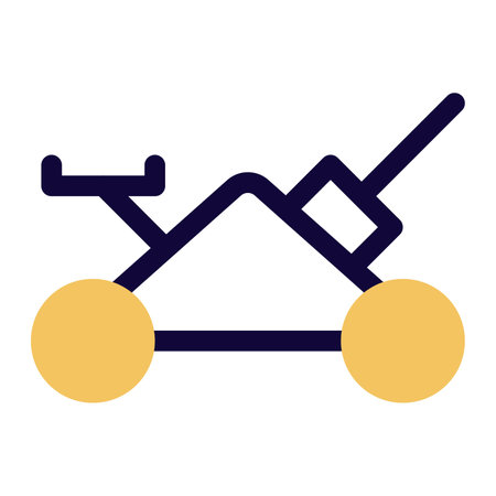 Lifts vehicles for maintenance or tire changes.のイラスト素材