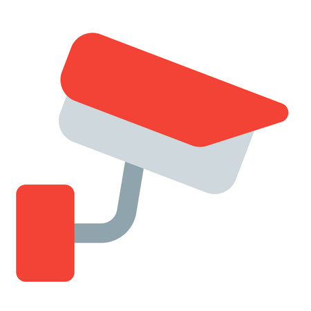 Cctv system for monitoring and recording activities.のイラスト素材