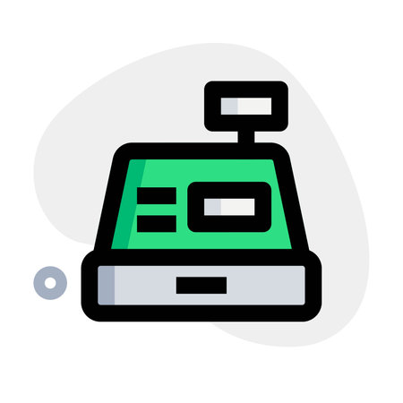 Automated system for processing and recording transactions.のイラスト素材