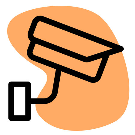 Cctv system for monitoring and recording activities.のイラスト素材