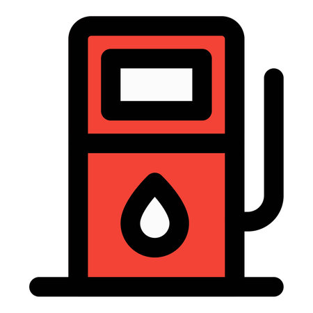 Liquid fuel for combustion engines, less refined.のイラスト素材