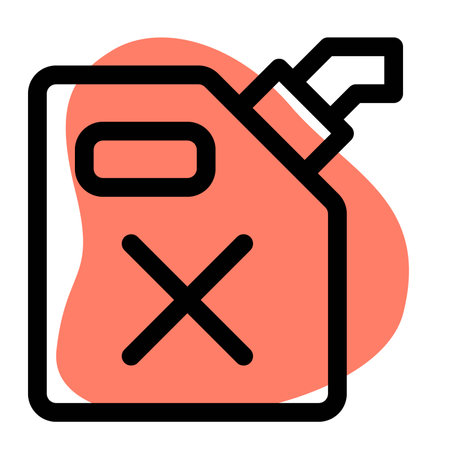 Portable container for transporting and storing liquids.のイラスト素材