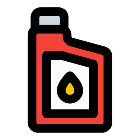 Durable oil bottle for precision dispensing.のイラスト素材