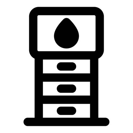 Bold signage indicating diesel fuel availability.のイラスト素材