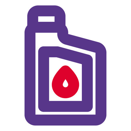 Durable oil bottle for precision dispensing.のイラスト素材