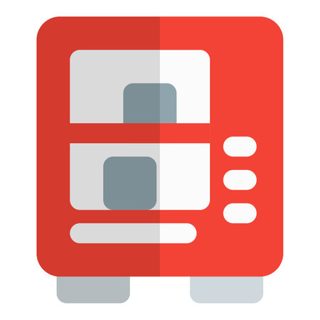 Vending machine selling various products on-demand.のイラスト素材