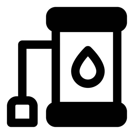 Sturdy container for storing and transporting oil.のイラスト素材