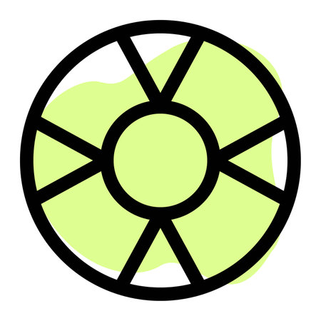 Durable rubber tire for smooth vehicle travel.のイラスト素材
