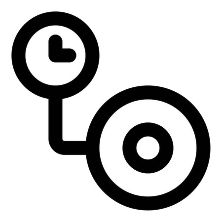 Portable air pump to inflate a tire.のイラスト素材