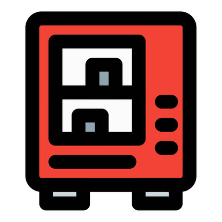 Vending machine selling various products on-demand.のイラスト素材