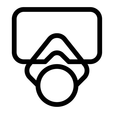 Firefighters wear gas masks for protection.のイラスト素材