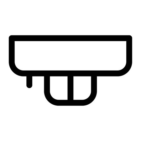 Alerts on detecting smoke, ensuring fire safety.のイラスト素材
