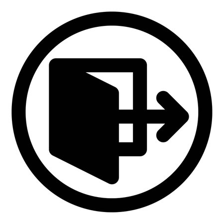 Particular way for a quick emergency exit.のイラスト素材