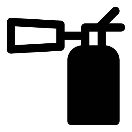 Device sprays to quench growing fires.のイラスト素材