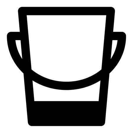 Container with handle for carrying liquids.のイラスト素材