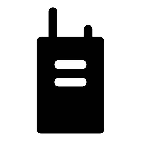 Handheld device for two-way radio communication.のイラスト素材