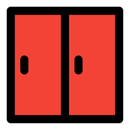 Safety locker for firefighter equipment.のイラスト素材