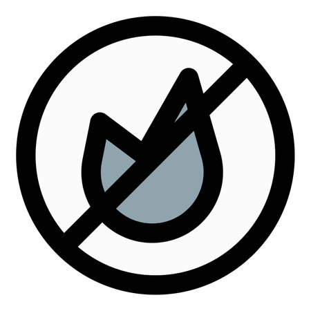 Symbol indicating prohibition of open flames.のイラスト素材