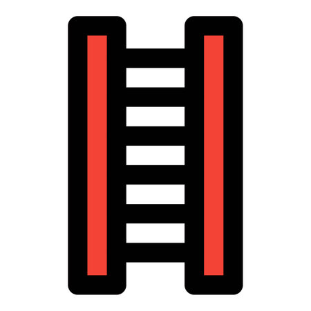 Extendable tool for elevated access in emergencies.のイラスト素材