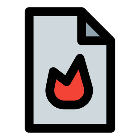 Document detailing incidents and actions at fire station.のイラスト素材