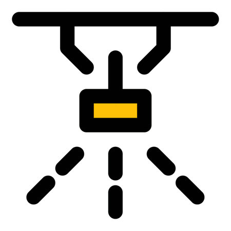 Water-emitting device for fire prevention in buildings.のイラスト素材