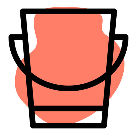 Container with handle for carrying liquids.のイラスト素材