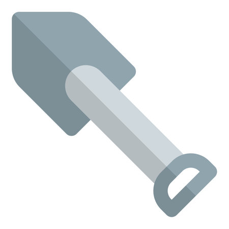 Metal tool with long handle for digging.のイラスト素材