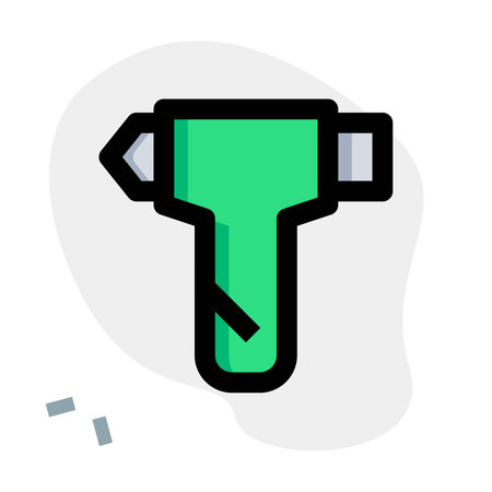 Tool designed for breaking in emergencies.のイラスト素材