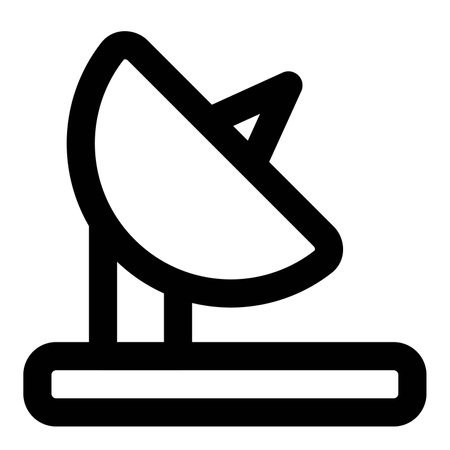 Antenna, receives signals by capturing radio waves.のイラスト素材