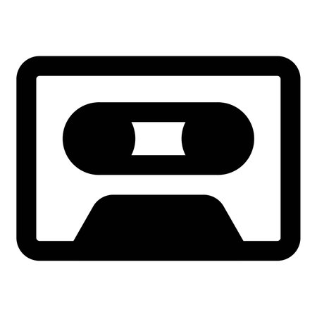 Portable analog tape storage for audio.のイラスト素材