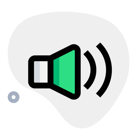 Device currently producing audio output.のイラスト素材