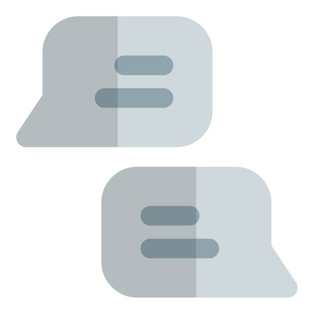 Text conversation using digital chat platform.のイラスト素材