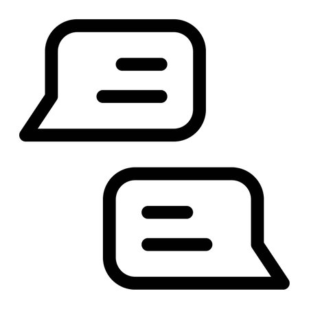 Text conversation using digital chat platform.のイラスト素材