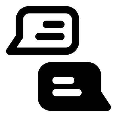 Text conversation using digital chat platform.のイラスト素材