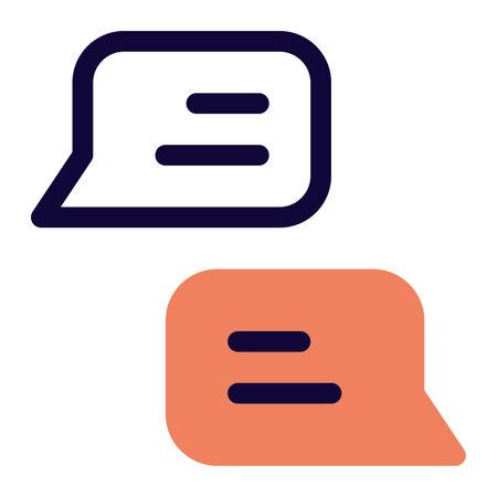 Text conversation using digital chat platform.のイラスト素材