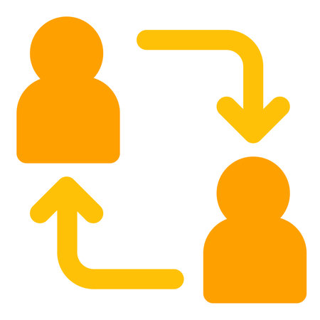 Interaction or link established with user.のイラスト素材