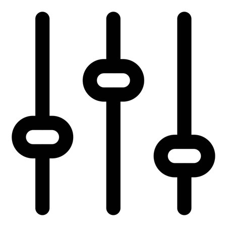 Equalizer device or software for balancing audio.のイラスト素材