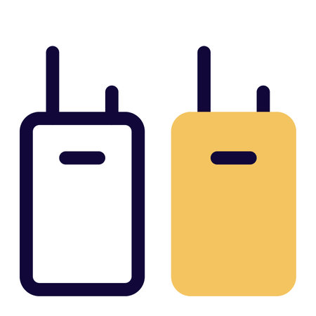 Portable communication device for instant conversation.のイラスト素材