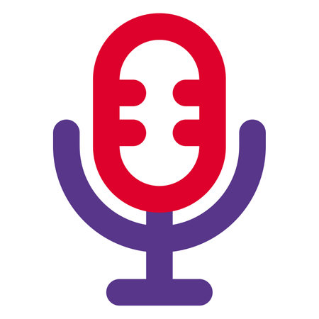 Microphone, device for recording or enhancing sound.のイラスト素材