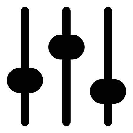 Equalizer device or software for balancing audio.のイラスト素材