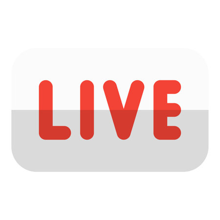 Streaming events or content in real-time.のイラスト素材