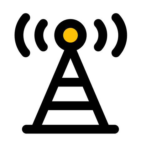 Tower for transmitting radio or television.のイラスト素材