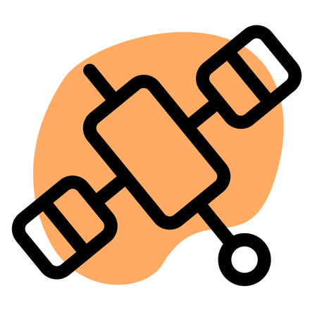 Rotating device for broadcast signal transmission.のイラスト素材