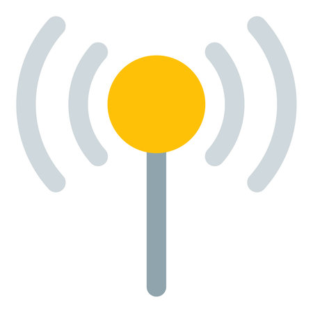 Use of signal for transmitting data or message.のイラスト素材