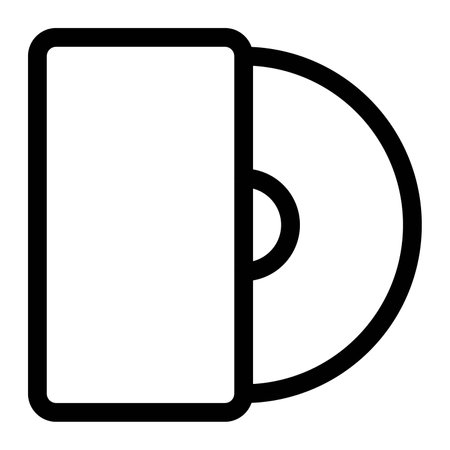 Inserting vinyl into a playback device.のイラスト素材