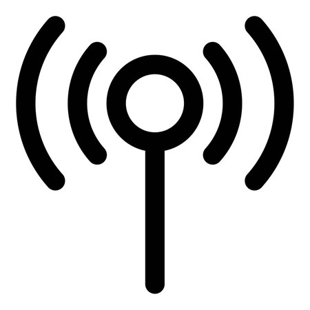 Use of signal for transmitting data or message.のイラスト素材