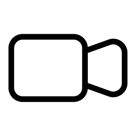 Video camera, device for recording visuals.のイラスト素材