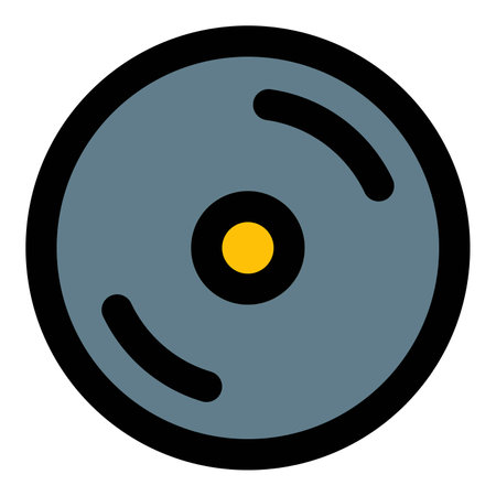 Vinyl used to record for audio playback.のイラスト素材
