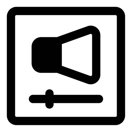 Volume button used for adjusting audio.のイラスト素材