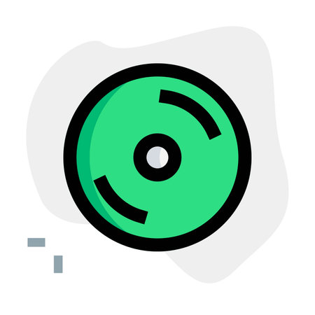 Vinyl used to record for audio playback.のイラスト素材